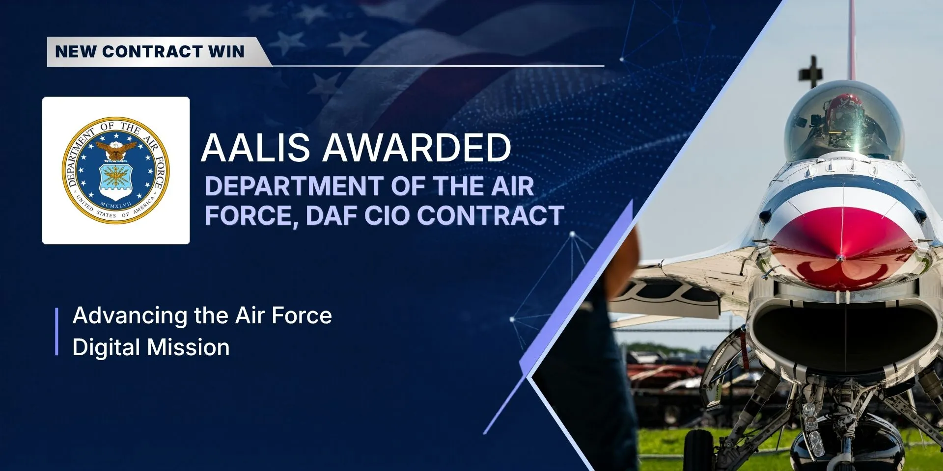 Aalis awarded the Department of the Air Force CIO contract
