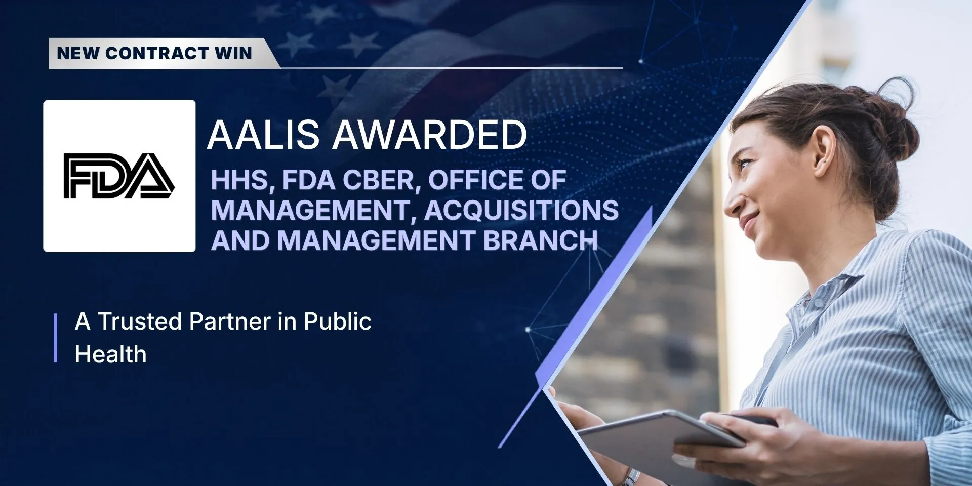 Aalis awarded the HHS FDA CBER Office of Management contract