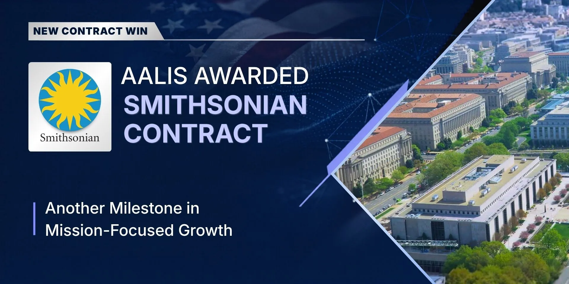 Aalis awarded the Smithsonian Institution contract