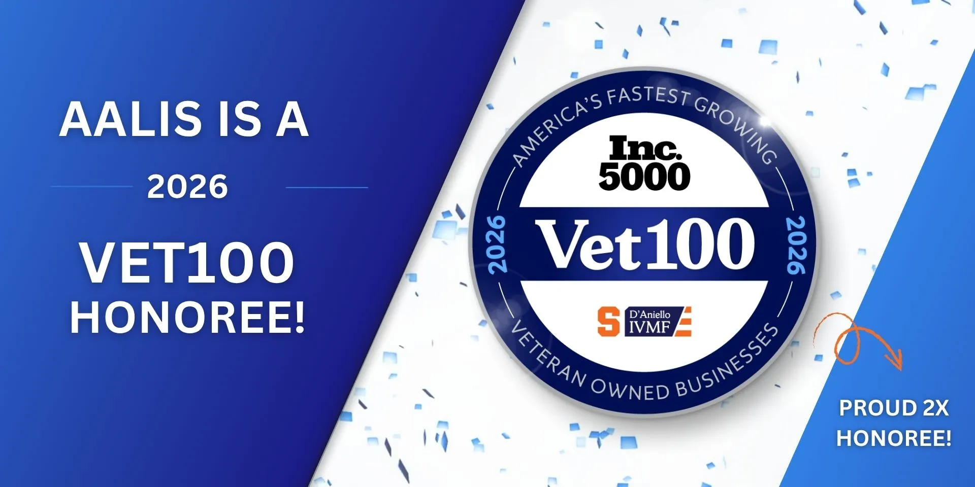Aalis 2026 Vet100 Honoree